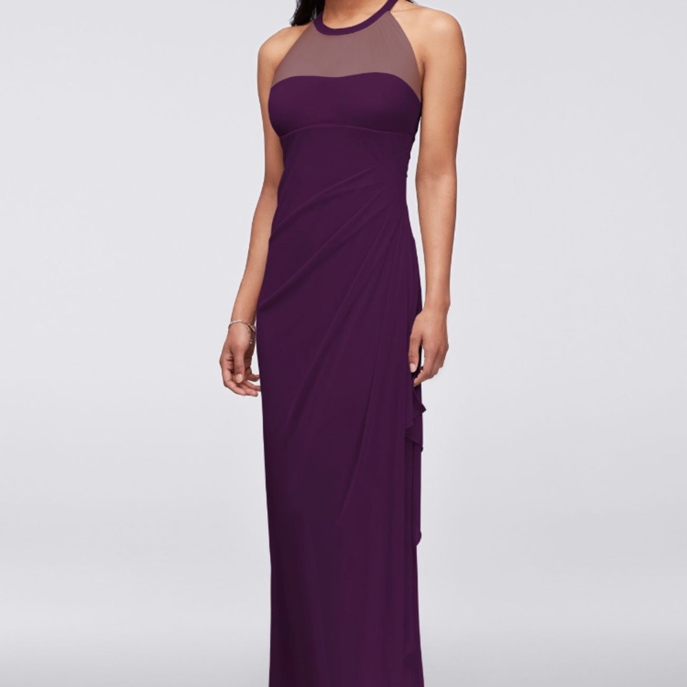 Plum bridesmaids dress